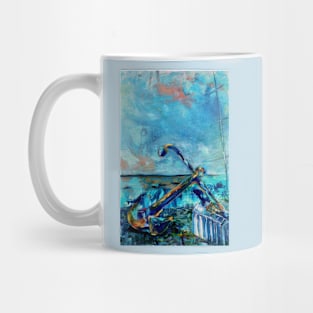 Anchor Seascape Mug